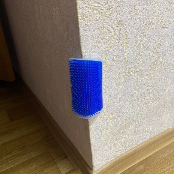 Longer Style Cat Self Groomer Full Body Brush Corner Mount Grooming Comb… - Picture 7 of 15